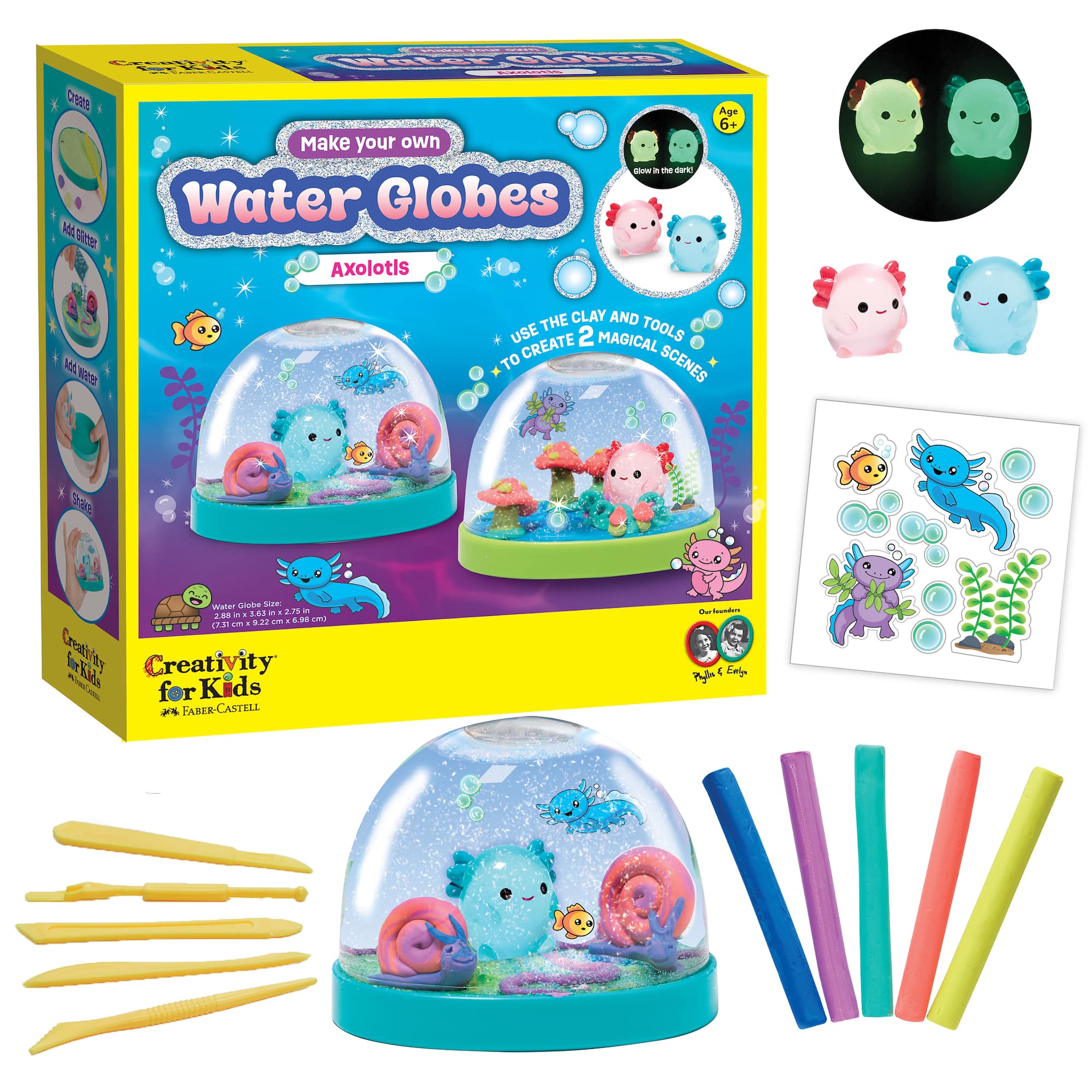 Creativity for Kids MYO Water Globes Axolotl Kit